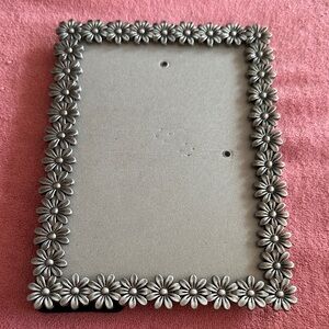 Floral Silver Photo Frame